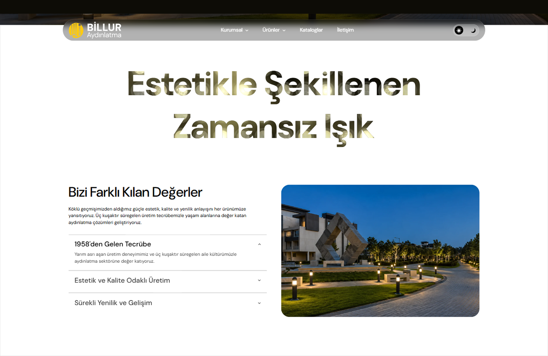 Billur Aydınlatma